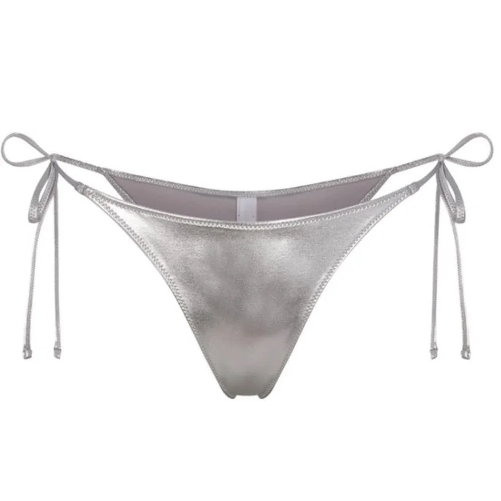 SKIMS flashy swimwear